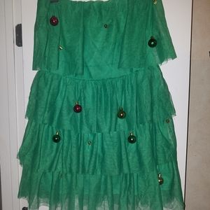 Derek Heart Christmas skirt women XL